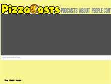 Tablet Screenshot of pizzacasts.com
